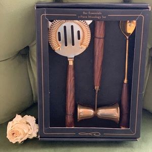 Anthropologie Bar Essentials 3-piece Mixology Set